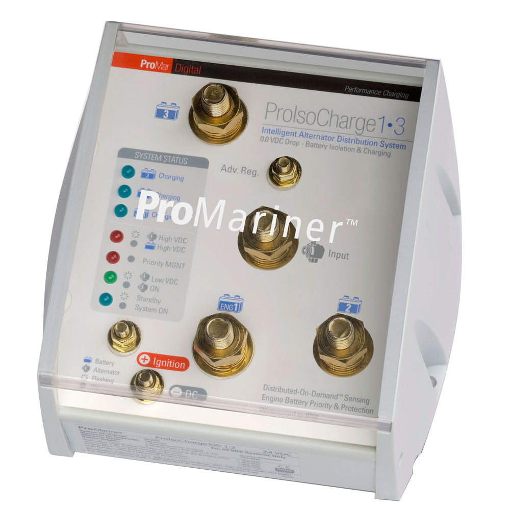 ProMariner ProIsoCharge Battery Isolator (120Amp 1-Alt 3-Bat-12V)