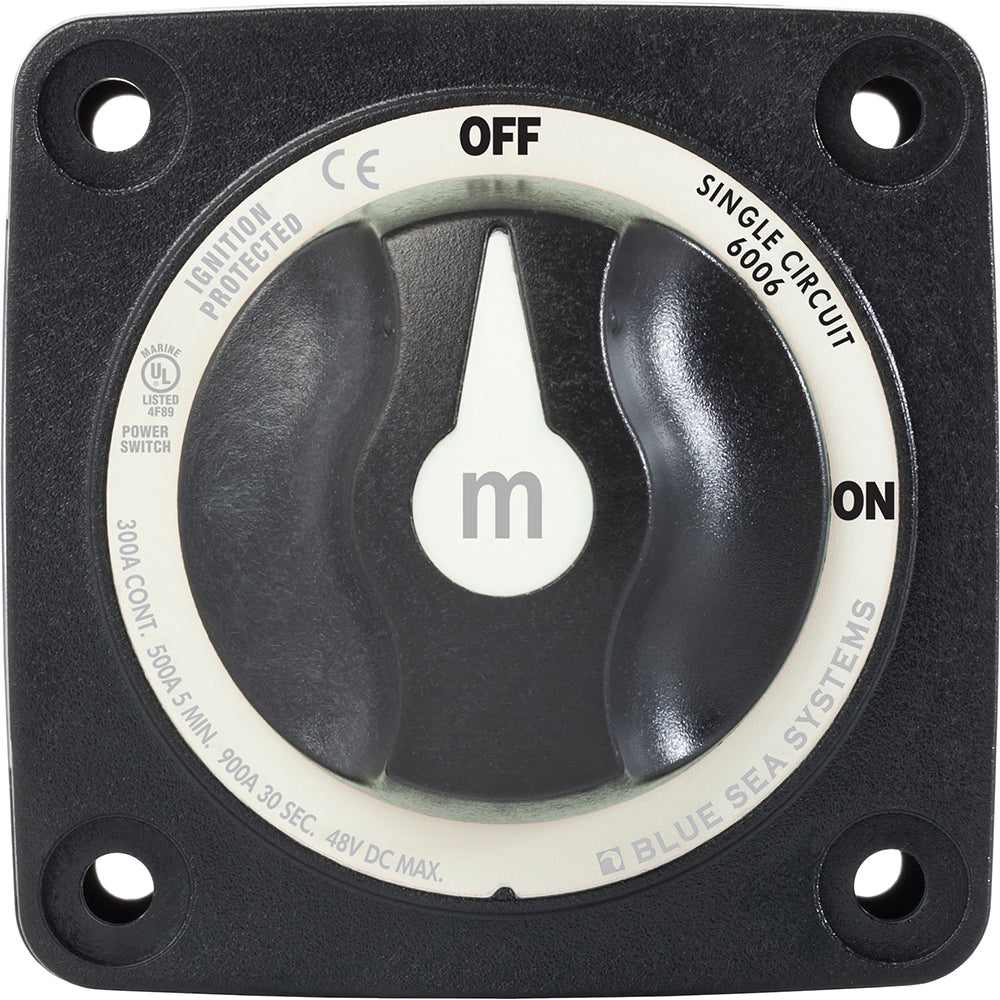 Blue Sea 6007200 Battery Switch Mini (4 Position- Black)