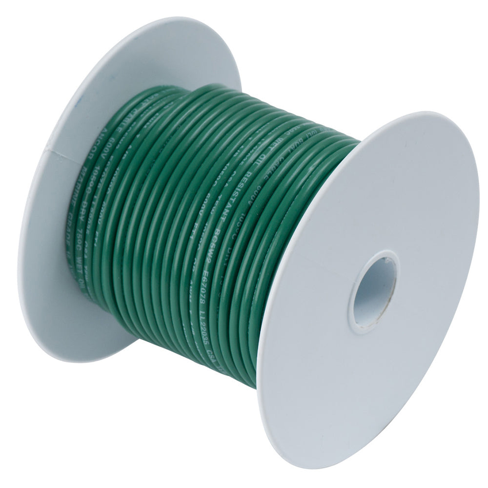 Ancor Green 6 AWG Battery Cable -100'