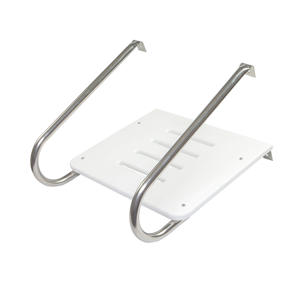 Whitecap White Poly Swim Platform (Outboard)
