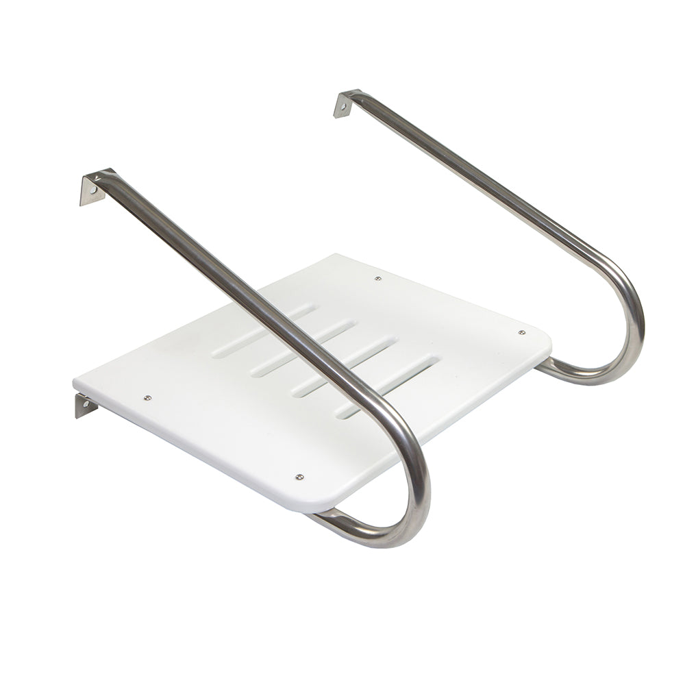 Whitecap White Poly Swim Platform (Outboard)