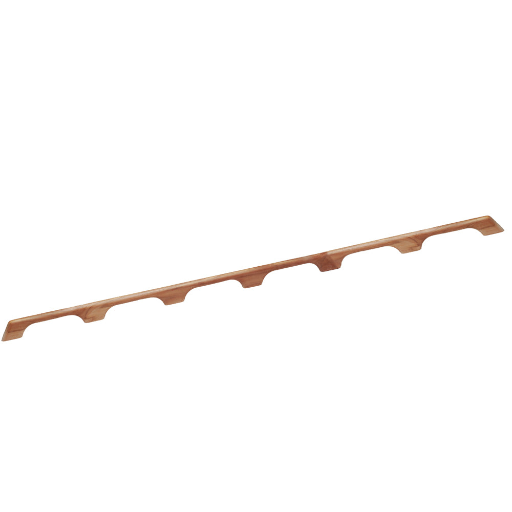 Whitecap Teak Handrail - 6 Loops (63"L)