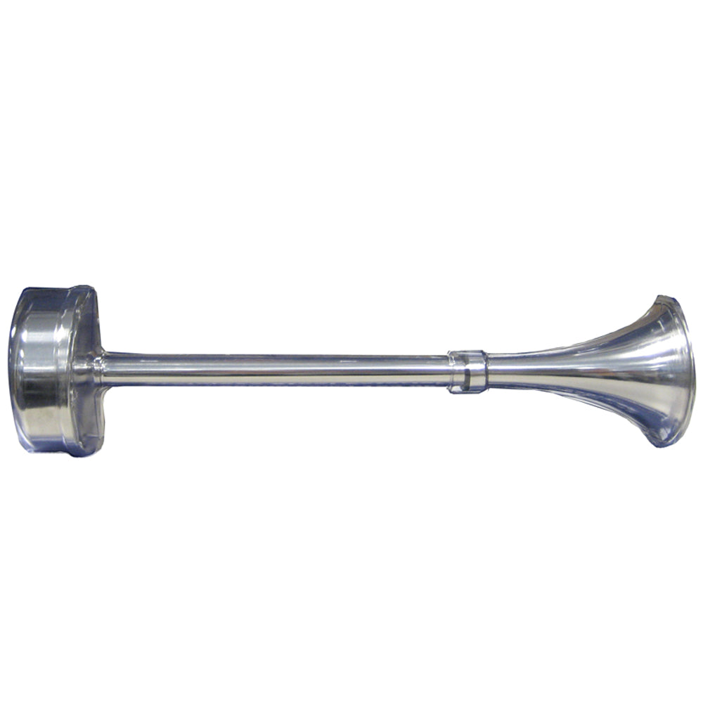 Schmitt Marine Standard Single Trumpet Horn (12V Stainless Exterior)