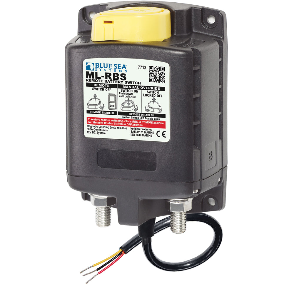 Blue Sea 7713 ML-RBS Remote Battery Switch w/Manual Control Release (12V)
