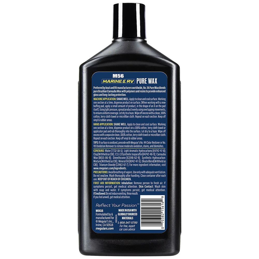 Meguiar's #56 Boat/RV Pure Wax (16oz)