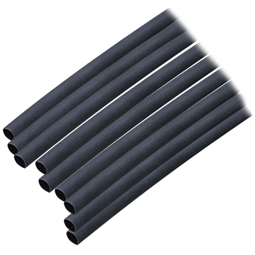 Ancor Adhesive Lined Heat Shrink Tubing (ALT) -3/16" x 6" -10-Pack -Black