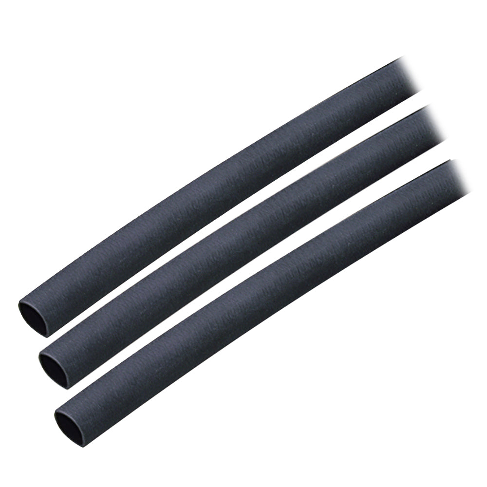 Ancor Adhesive Lined Heat Shrink Tubing (ALT) -1/4" x 3" -3-Pack -Black