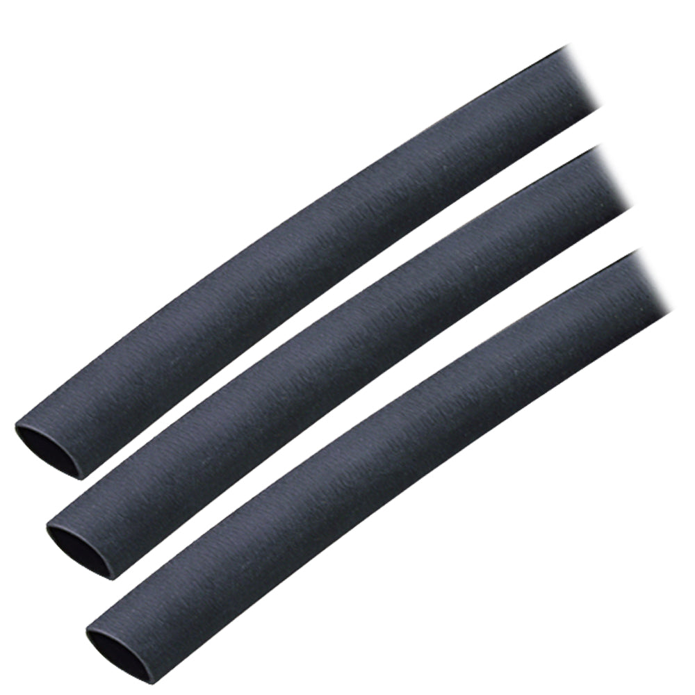 Ancor Adhesive Lined Heat Shrink Tubing (ALT) -3/8" x 3" -3-Pack -Black