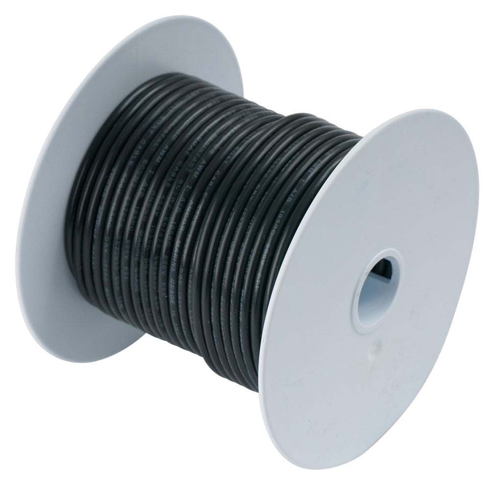 Ancor Black 6 AWG Tinned Copper Wire -250'