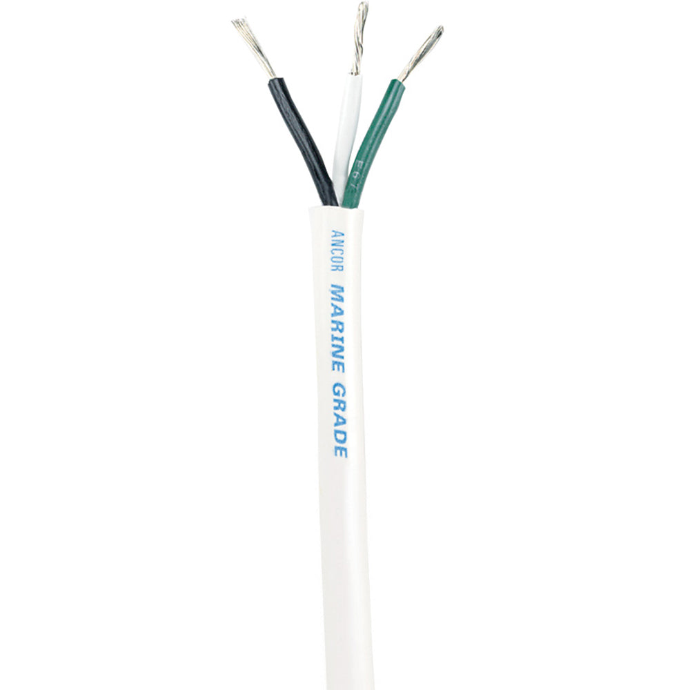 Ancor White Triplex Cable -12/3 AWG -Round -250'