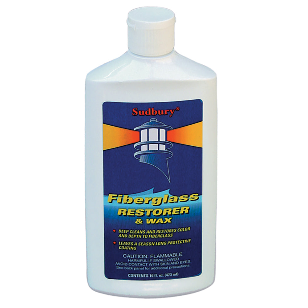 Sudbury One Step Fiberglass Restorer Wax (16oz Liquid)