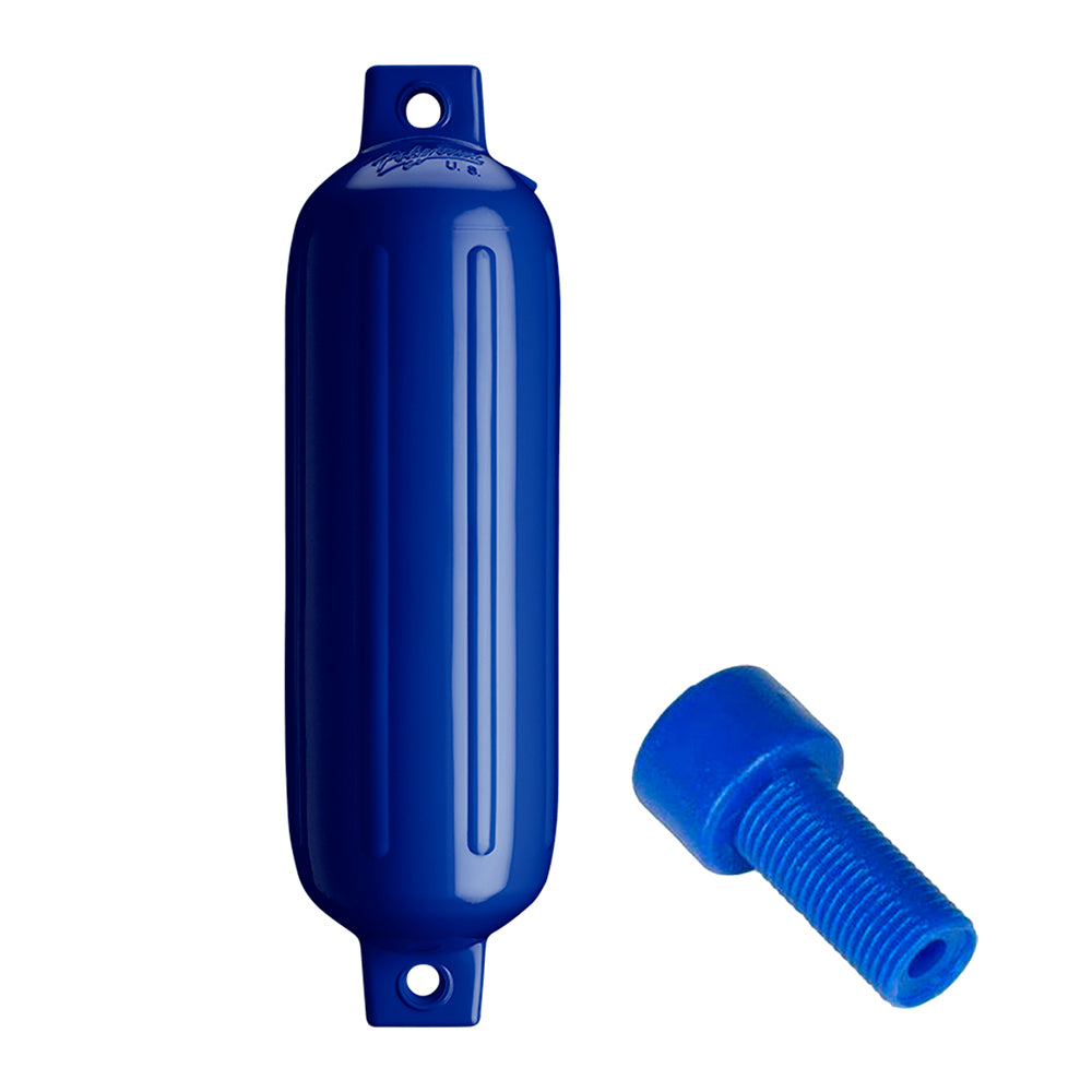 Polyform G-3 Twin Eye Fender 5.5" x 19" (Cobalt Blue w/Adapter)