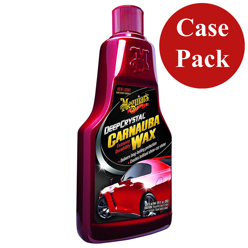 Meguiars Deep Crystal Carnauba Wax (16oz *Case of 6*)