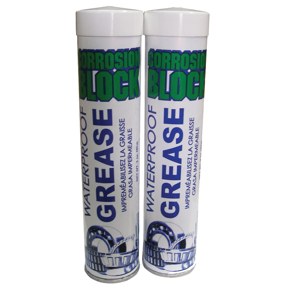 Corrosion Block High Performance Waterproof Grease (Two 3oz Cartridges)