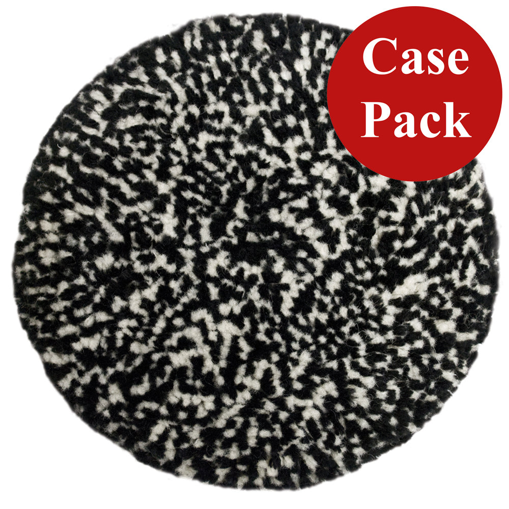 Presta Wool Compounding Pad- Black White Heavy Cut *Case of 12*