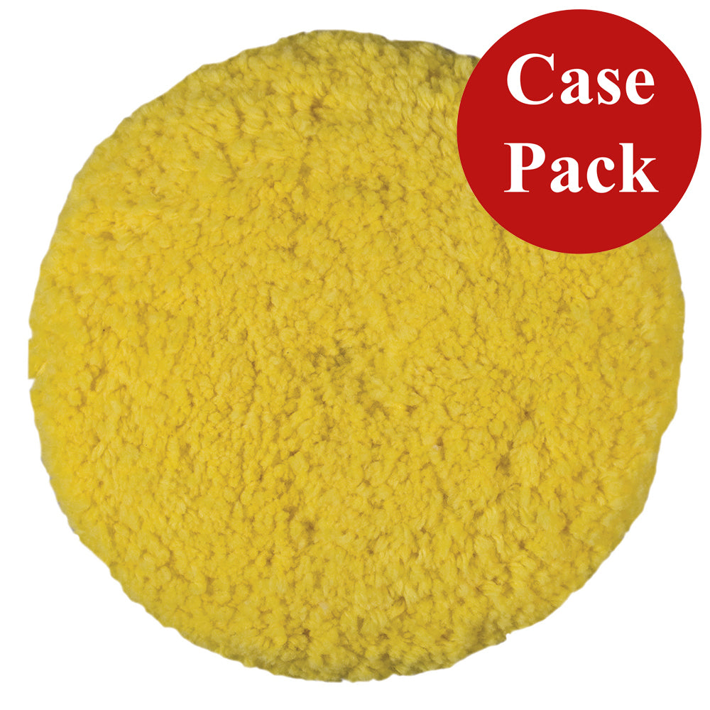 Presta Rotary Blended Wool Buffing Pad- Yellow *Case of 12*