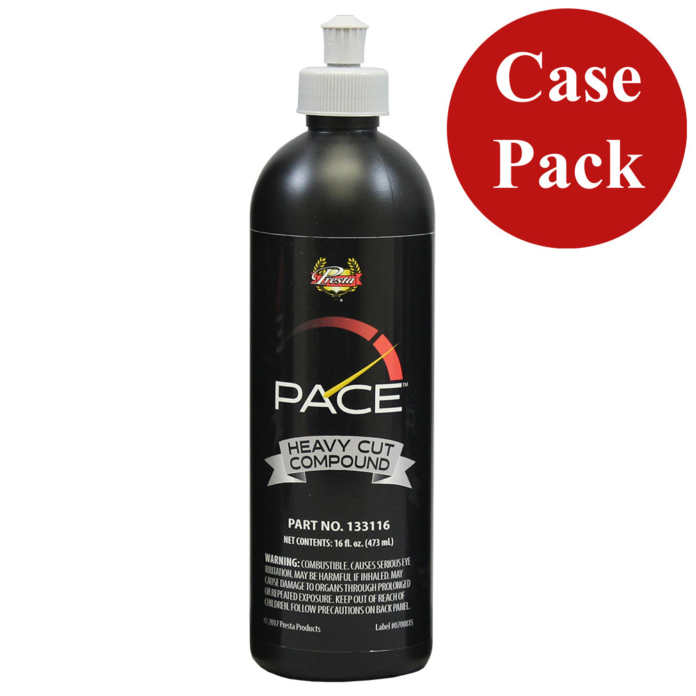 Presta PACE Heavy Cut Compound (16oz *Case of 6*)