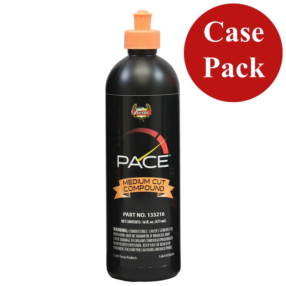 Presta PACE Medium Cut Compound (16oz *Case of 6*)
