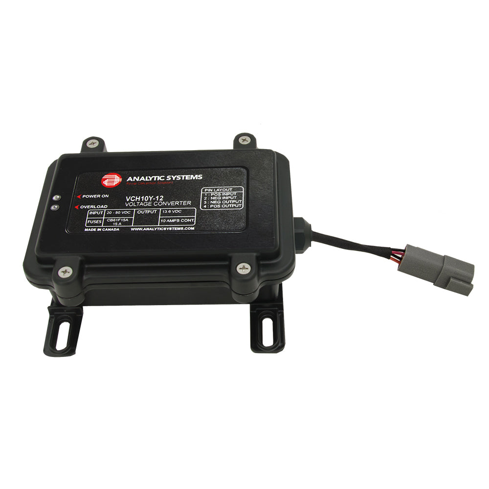 Analytic Systems Waterproof IP66 DC Converter (10A, 24V Out, 30-80V In)