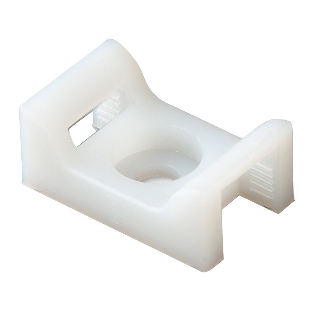 Ancor Cable Tie Mount - Natural - #10 Screw (25-Piece)