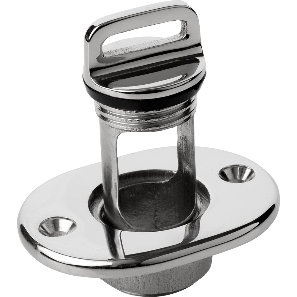 Sea-Dog Oblong Captive Garboard Drain Plug (Stainless Steel)