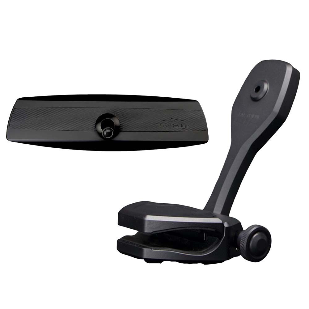 PTM Edge Mirror/Bracket Kit w/VR-140 Elite Mirror ZXR-320 (Black)