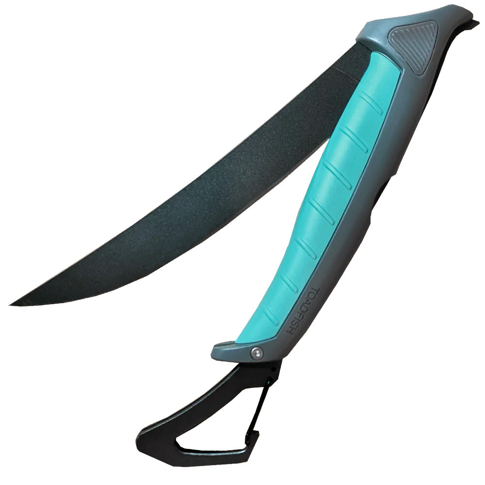Toadfish Stowaway Folding Fillet Knife w/Built-In Carabiner (8.5")