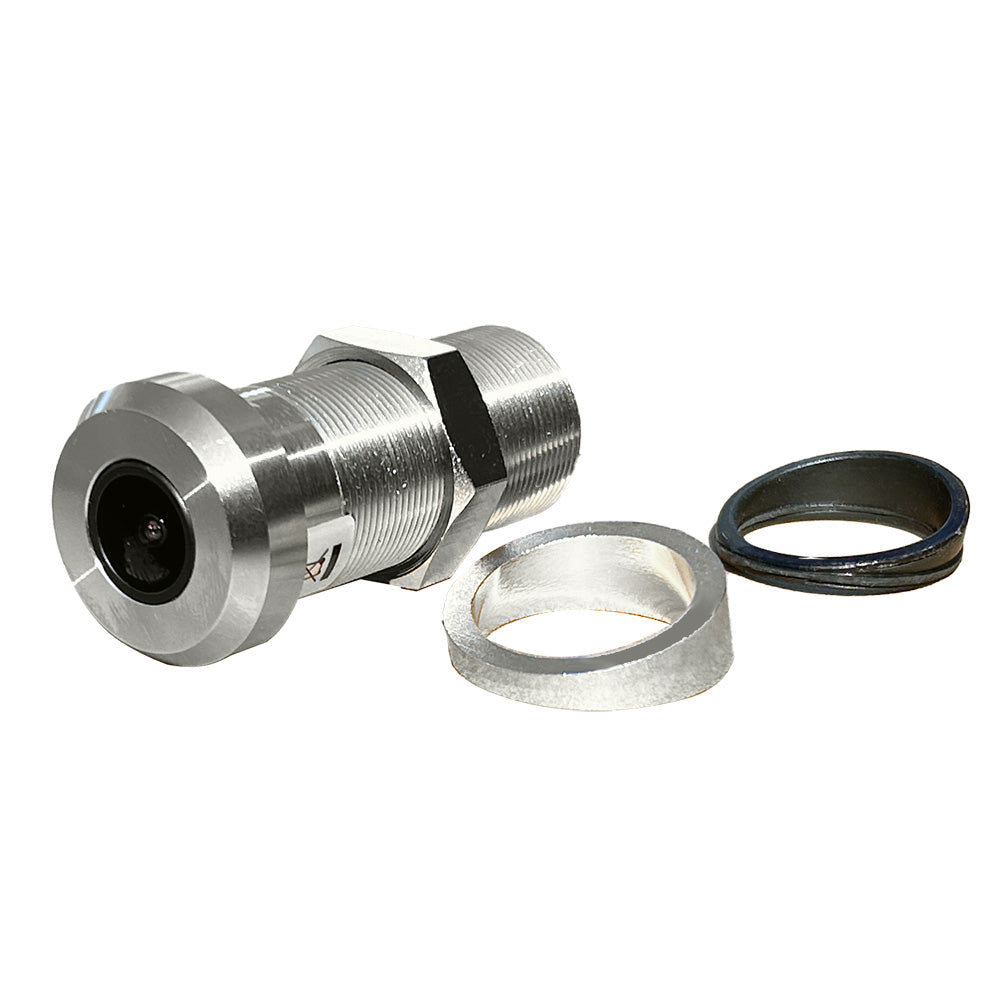 Iris Mini Flush Mount Hi-Resolution Through-Hull Camera (CVBS, TVI, CVI, AHD)