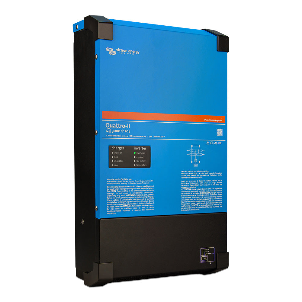 Victron Quattro Inverter Charger 12/3000 (120V)