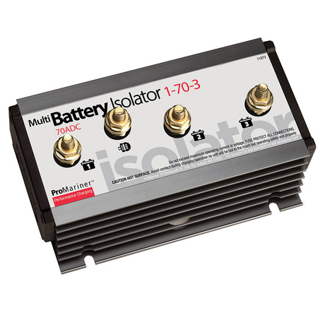 ProMariner Battery Isolator (1 Alternator-3 Battery-70 A)