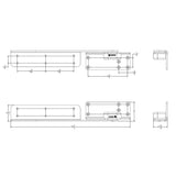 TACO Command Ratchet Hinge - 18-1/2" - 316 Stainless Steel Polished w/Hard Stop [H25-0048]