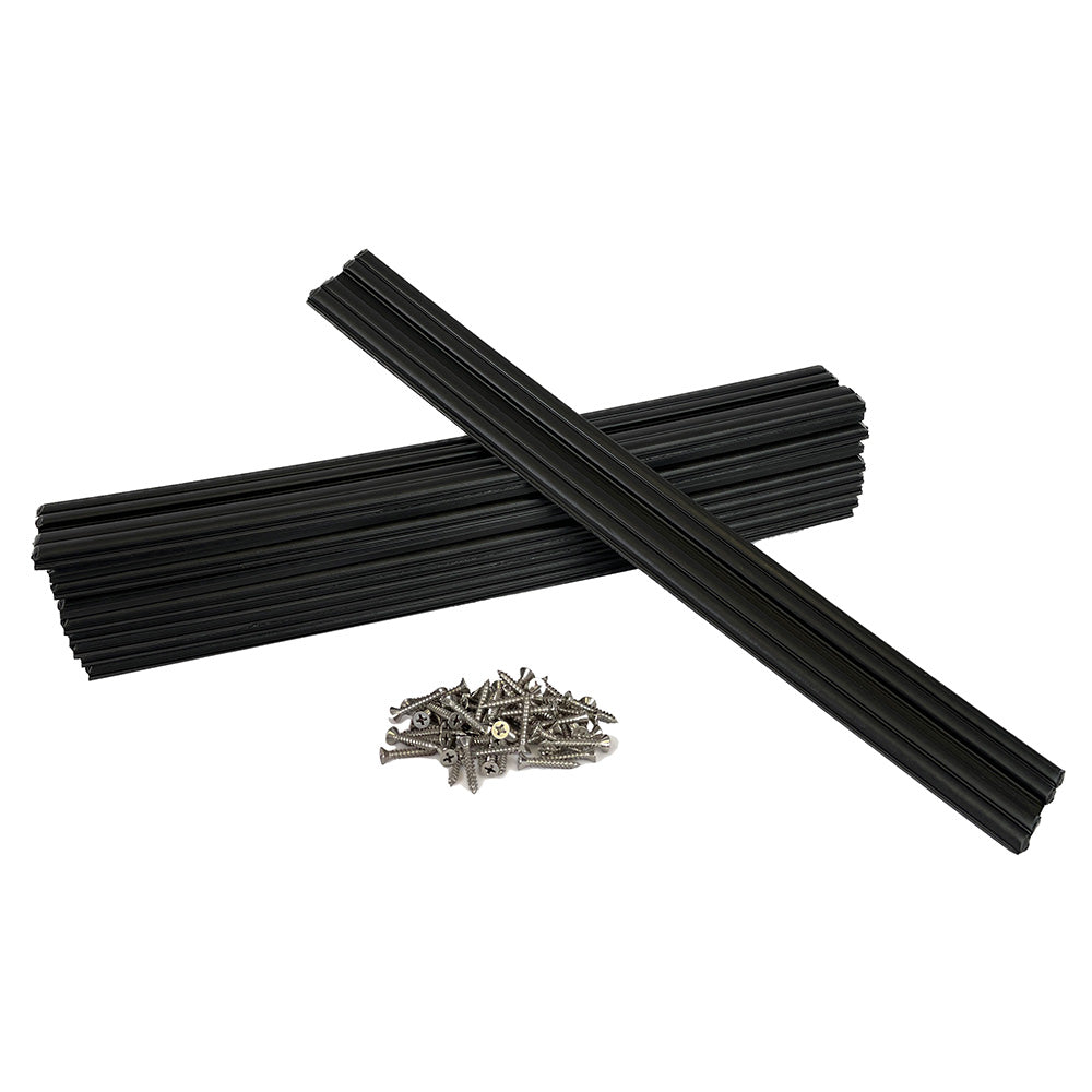 Caliber Marine Slides 1.5"x15" Black *10-Pack [23030]