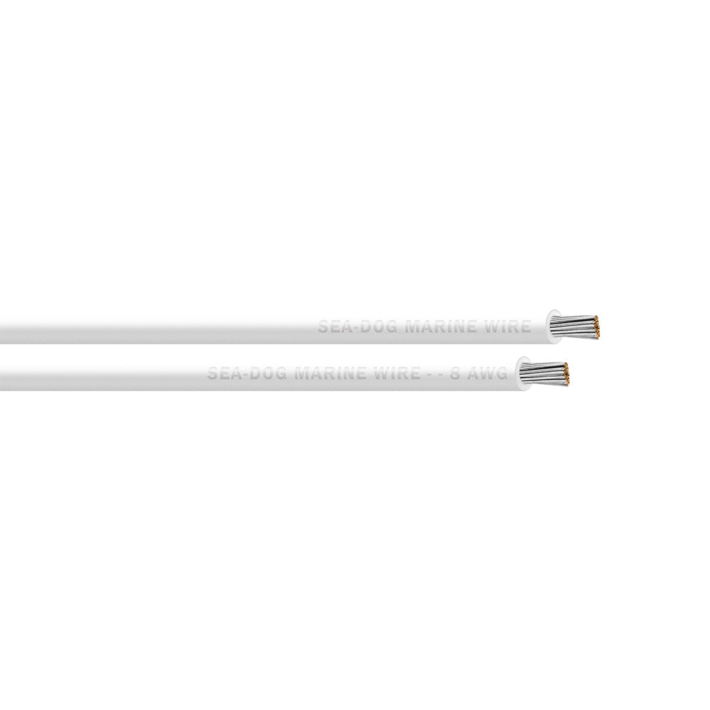 Sea-Dog 8 AWG White Primary Wire - 500' [8008057]