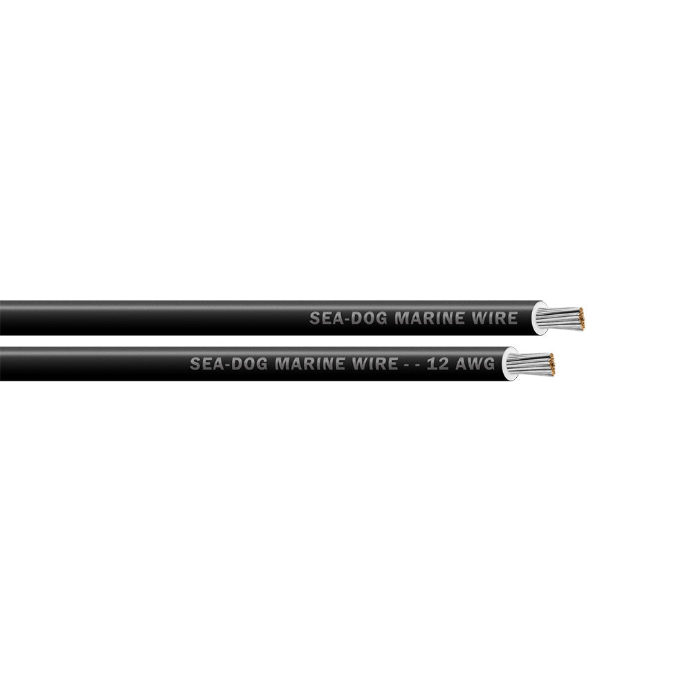 Sea-Dog 12 AWG Black Primary Wire - 100' [8012012]