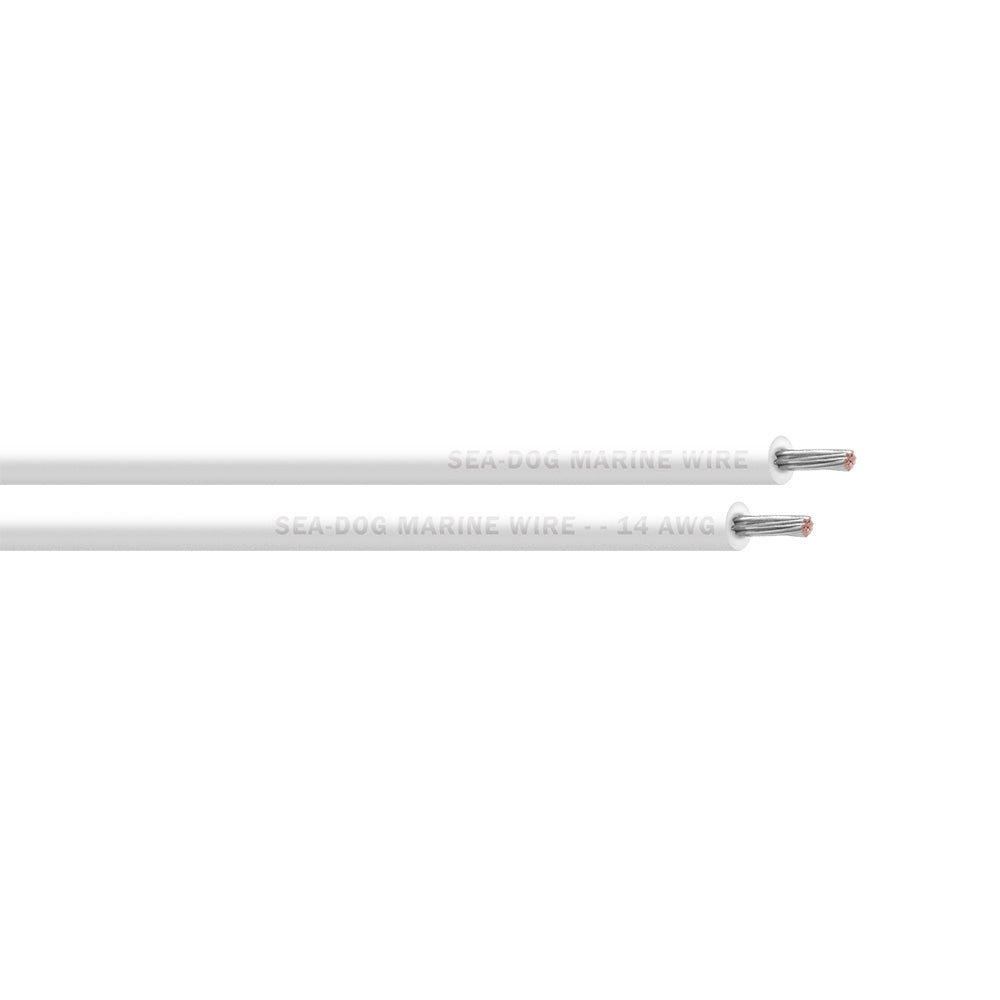 Sea-Dog 14 AWG White Primary Wire - 500' [8014057]