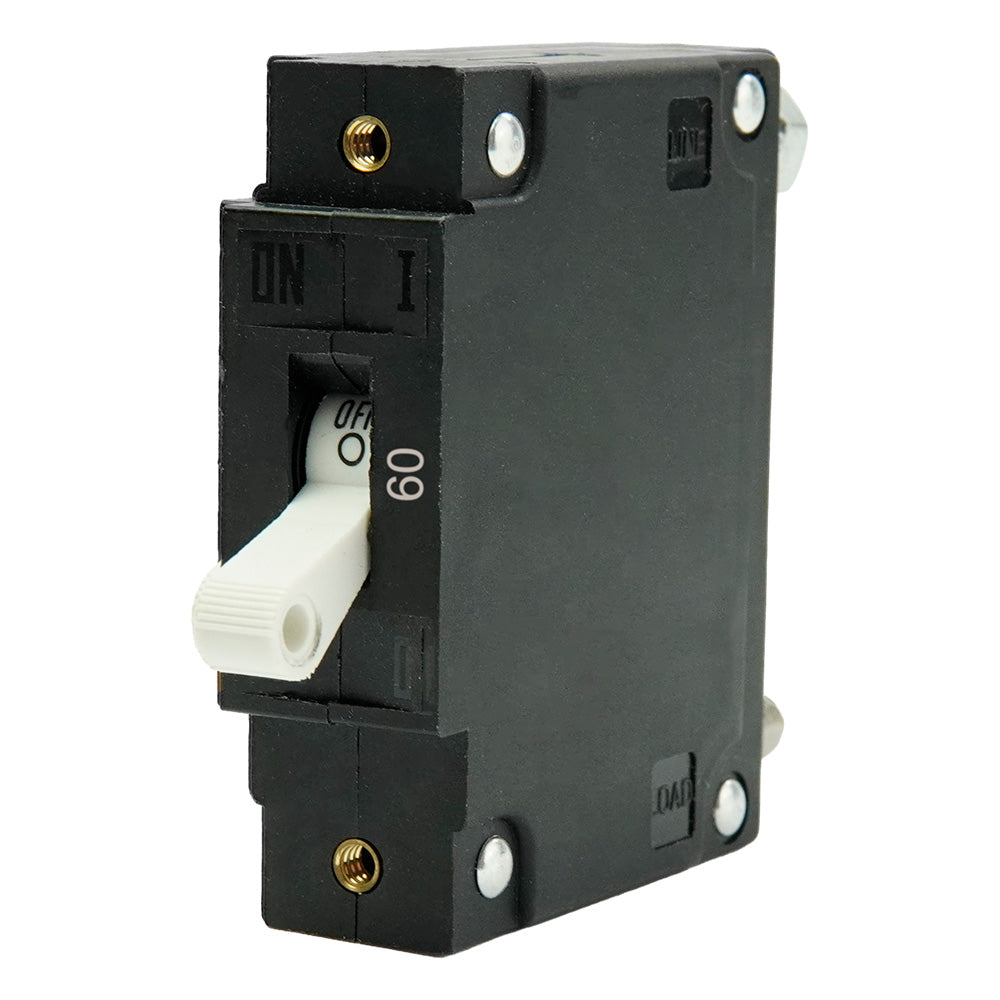 Egis C Series White Toggle Panel Mount Circuit Breaker - Single Pole 60A [3501-060]