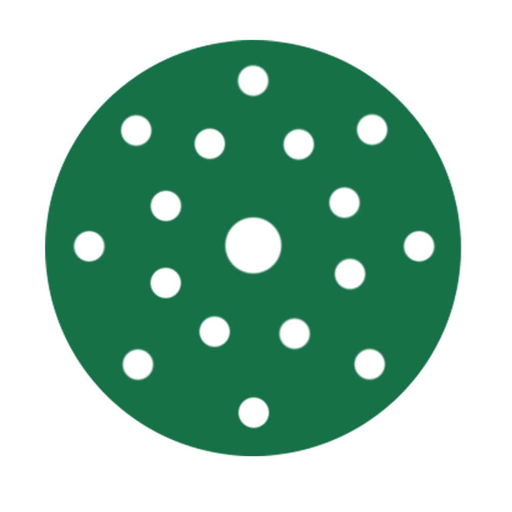 RUPES PROCUT Film Abrasive Discs 125mm (5") - 17 Holes - P320 Grit *Box of 50pcs [9.45FC320]