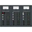 Blue Sea 8084 AC Main +6 Positions/DC Main +15 Positions Toggle Circuit Breaker Panel - White Switches [8084]