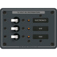 Blue Sea 8025 DC 3 Position Breaker Panel - White Switches [8025]