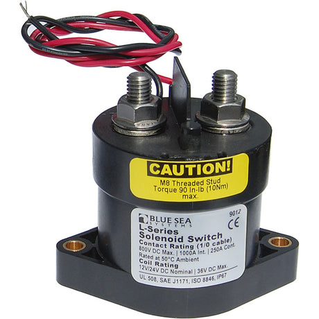 Blue Sea 9012 L Solenoid Switch (12-24VDC -250A)
