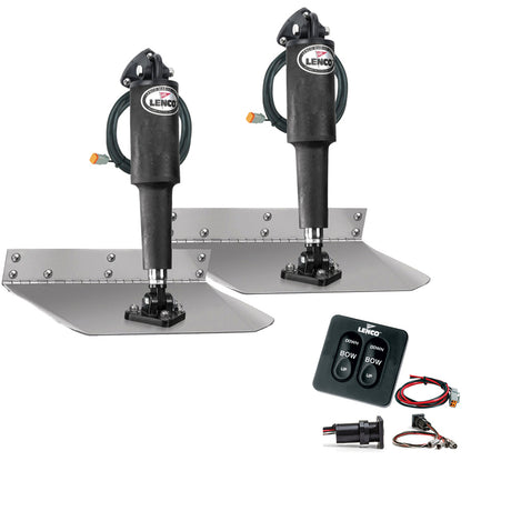 Lenco 9"x 9" Standard Trim Tab Kit (w/Standard Tactile Switch Kit)