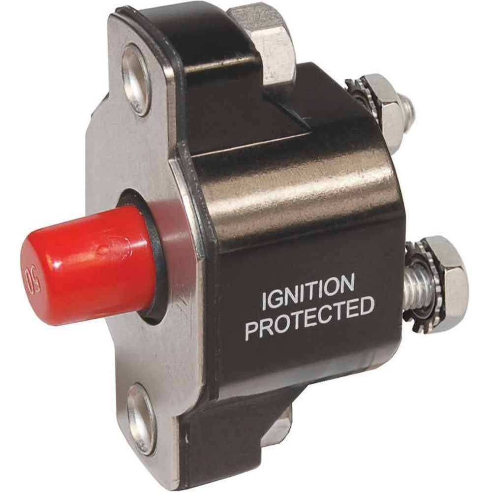 Blue Sea 2143 Medium Duty Push Button Reset-Only (60A)