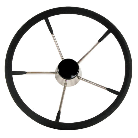 Whitecap Destroyer Steering Wheel - 13-1/2" Diameter (Black Foam)