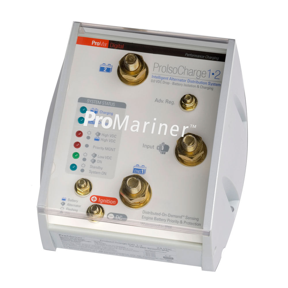 ProMariner ProIsoCharge Battery Isolator (120Amp 1-Alt 2-Bat-12V)