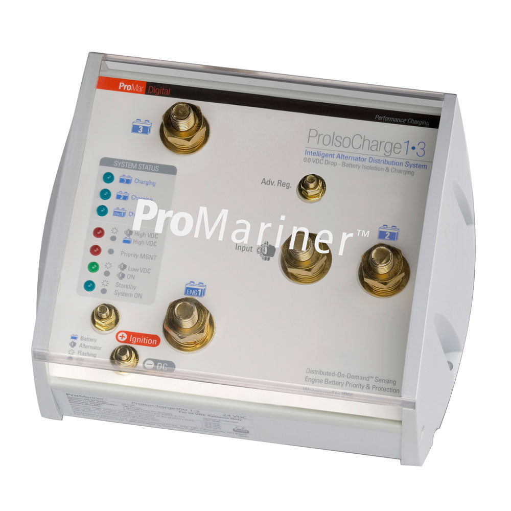 ProMariner ProIsoCharge Battery Isolator (180Amp 1-Alt 3-Bat-12V)