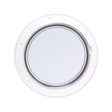 Beckson 6" Clear Center Pry-Out Deck Plate (White)