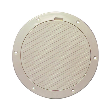 Beckson 6" Non-Skid Pry-Out Deck Plate (Beige)