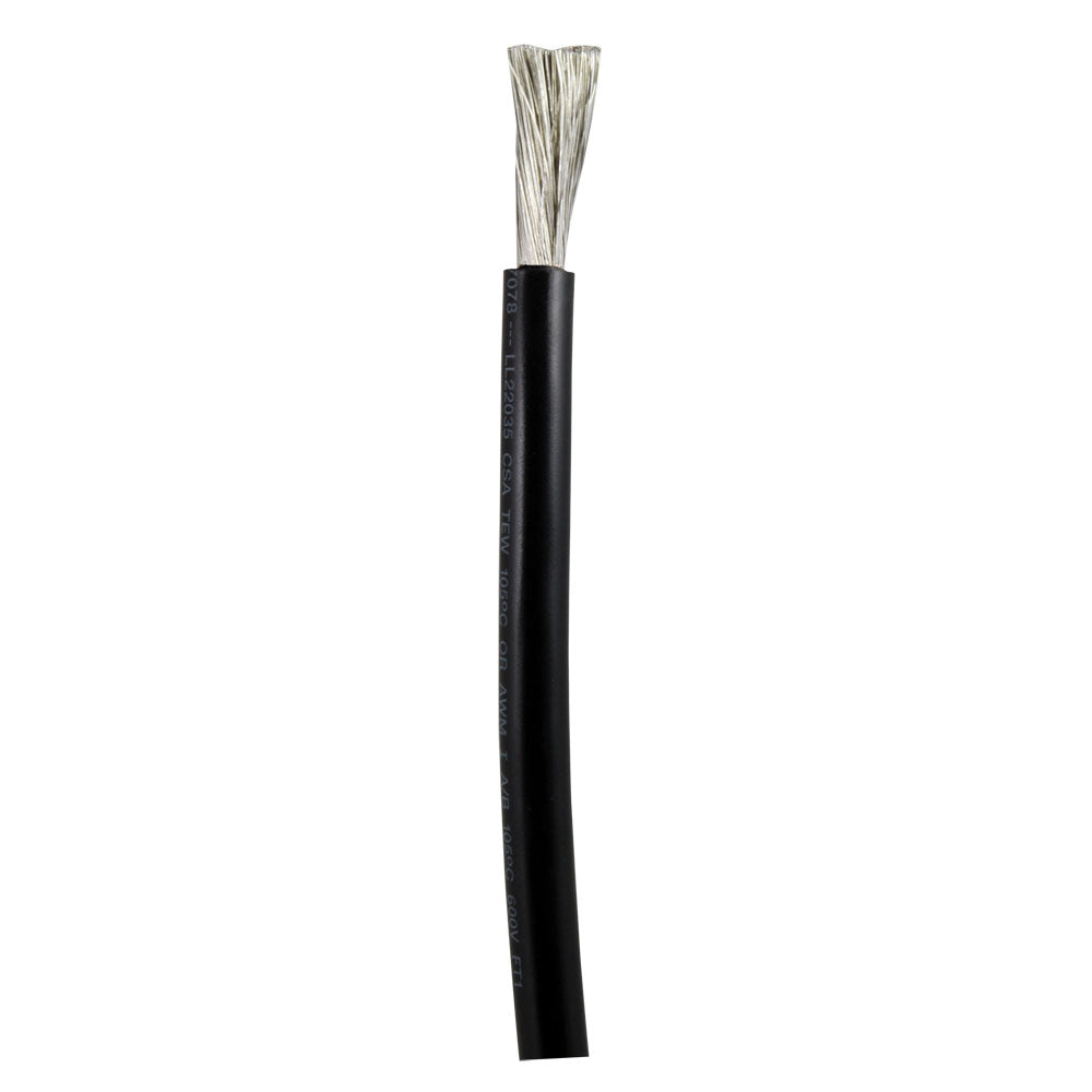 Ancor Black 6 AWG Battery Cable -Sold By The Foot