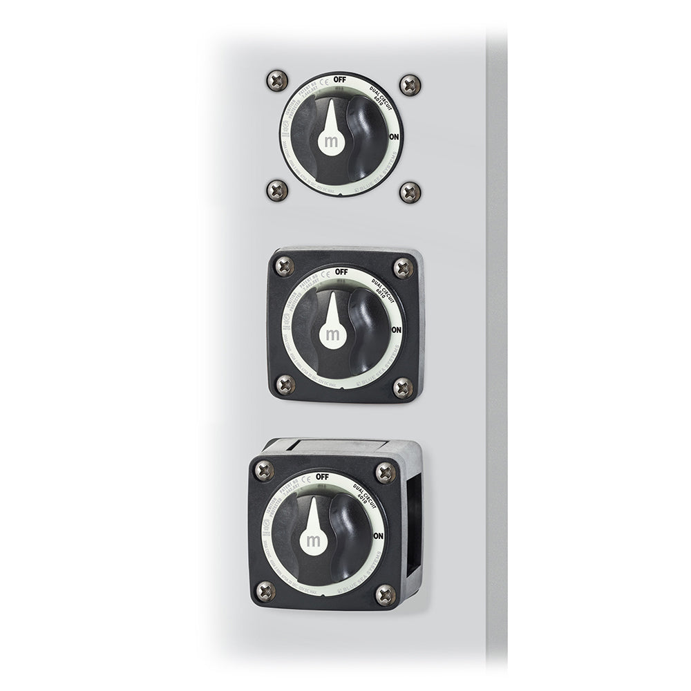 Blue Sea 6010200 Battery Switch Dual Circuit (Black)