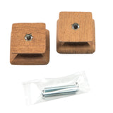 Whitecap Teak Square Drawer Knob (1-1/8" - 2 Pack)
